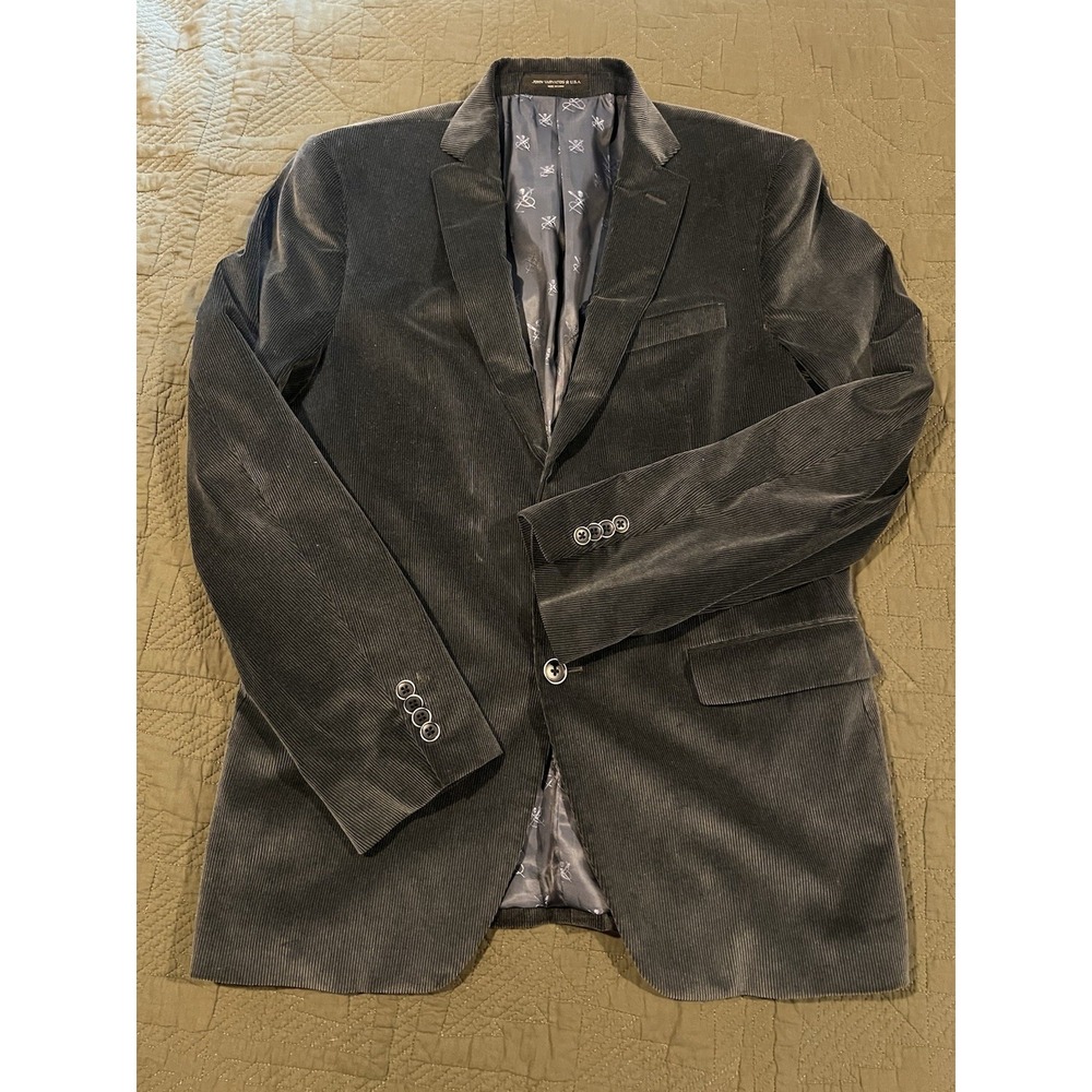 John Varvatos Men's Corduroy Blazer 40 R Gray